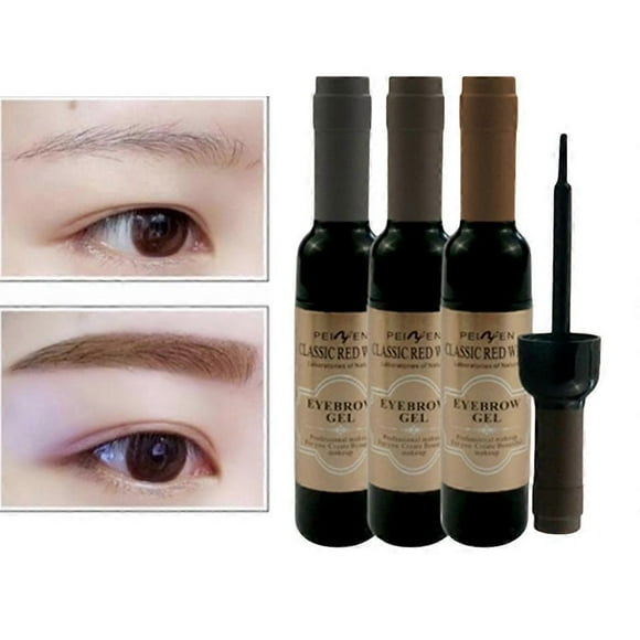 Eyebrow Gel Tint Henna Dye Brow Definer Waterproof Long Lasting Brush Women Girl