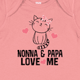 thumbnail image 4 of Inktastic Nonna and Papa Love Me Grandchild Kitty Girls Baby Bodysuit, 4 of 5