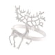 thumbnail image 3 of Anillos de servilleta con forma de ciervo, anillo de reno con forma de alce para servilletas de cena, porta servilletas Plata, 3 of 9