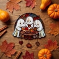 thumbnail image 7 of Halloween Sun Catcher for Window Hanging, Ghost Pumpkin 15cm Acrylic Suncatcher for Windows, Fall Thanksgiving House Warming Gift for Family Friends by MPOISVA, 7 of 7