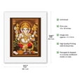 thumbnail image 2 of Lord Ganesha - Hindu Elephant Headed Deity - God of Wisdom Knowledge and New Beginnings - Vintage Religious Art c.1960s - Fine Art Rolled Canvas Print 11in x 14in, 2 of 4