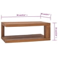 thumbnail image 4 of vidaXL Coffee Table 90x50x35 cm Solid Teak Wood, 4 of 5