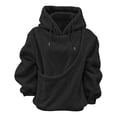 thumbnail image 4 of Women's Oversized Hooded Sweatshirt With Pet Pouch Front Pocket, Lined Pullover Hoodie For Small Dogs Cats And Daily Wear, 4 of 7