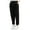 Black-06, variant on Mitankcoo Women's Cotton Relaxed Pants - Elastic Waist with Pockets - Casual Comfort Long Trousers
