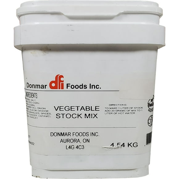 Donmar - Vegetable Stock Mix - Single Pack - 4.54kg - The Heart of Delicious Soups and Stews (1ct)