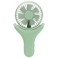thumbnail image 1 of Neck Personal Fan 1200mAh Necklace Fan 3 in 1 Hands Free Portable Fan Rechargeable Hanging Handheld Fan Mini Cooling Folding Electric USB (Green), 1 of 4