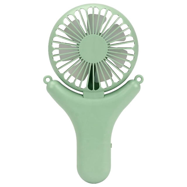 Neck Personal Fan 1200mAh Necklace Fan 3 in 1 Hands Free Portable Fan Rechargeable Hanging Handheld Fan Mini Cooling Folding Electric USB (Green)