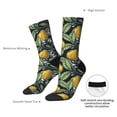 thumbnail image 2 of Yiaed Citrus Fruits Elegant Lemons Print Great elasticity Crew Socks Sports socks for Men and Women, 2 of 5