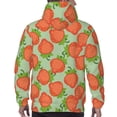thumbnail image 3 of Bingfone Hand Drawn Strawberry Men's Drawstring Hoodie Long Sleeve Pocket Sweatshirts-Large, 3 of 6