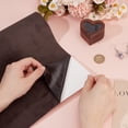 thumbnail image 4 of 55x 11.8inch Suede Fabric Wrap Microfiber Fabric Self-Adhesive Suede Look Coffee, 4 of 5