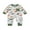 Army Green, variant on Baby Toddler Boy Sweatshirt Romper 0 3 6 12 18 Months Casual Dinosaur Print Long Sleeve Jumpsuit for Infant Fall Outfit