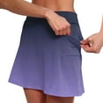 thumbnail image 6 of JBXKXYW Skorts for Women Dressy Casual Women's Pocket Pants Solid Mid Waist Culottes Short Skirts Skinny Pants Tennis Skirts for Women With Shorts Women's Skort (Black2,M), 6 of 6