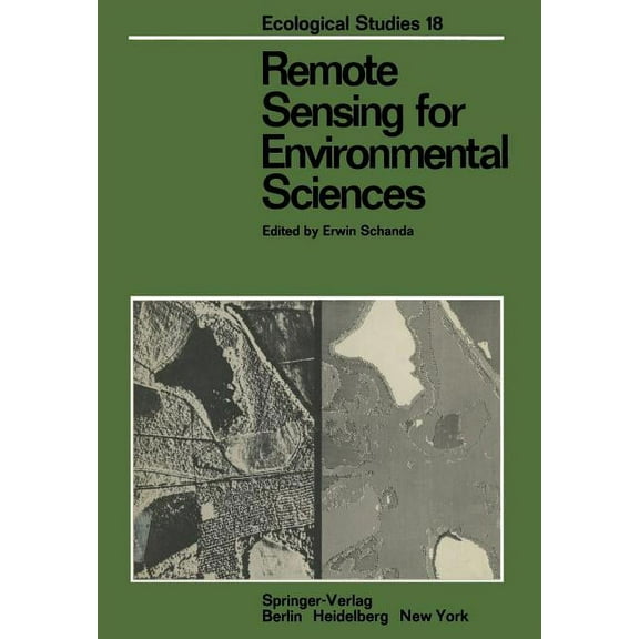 Ecological Studies Remote Sensing for Environmental Sciences, Book 18, (Paperback)