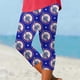 thumbnail image 1 of Leggings deportivos con estampado digital del Día de la Independencia para mujer, pantalones de yoga Capri, mallas de entrenamiento de cintura alta, cómodos, elásticos y atléticos para correr, 1 of 4