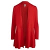 Anne Klein Women Monterey Open-Front Cardigan Rouge Red Size XXL