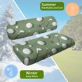 thumbnail image 5 of HUIACONG Golf Ball Design Golf Cart Seat Cover Set Easy to Install for Universal Golf Cart Club Car, Stain-Resistant Breathable Golf Cart Seat Covers 2 Piece Keeps Seats Clean and Comfortable, 5 of 7
