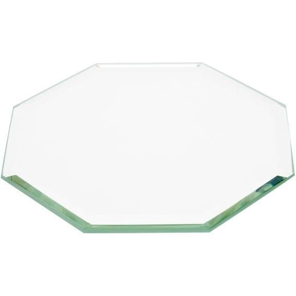 Plymor 3.5" Octagon, 3mm Thick Beveled Glass Mirror, Pack of 24
