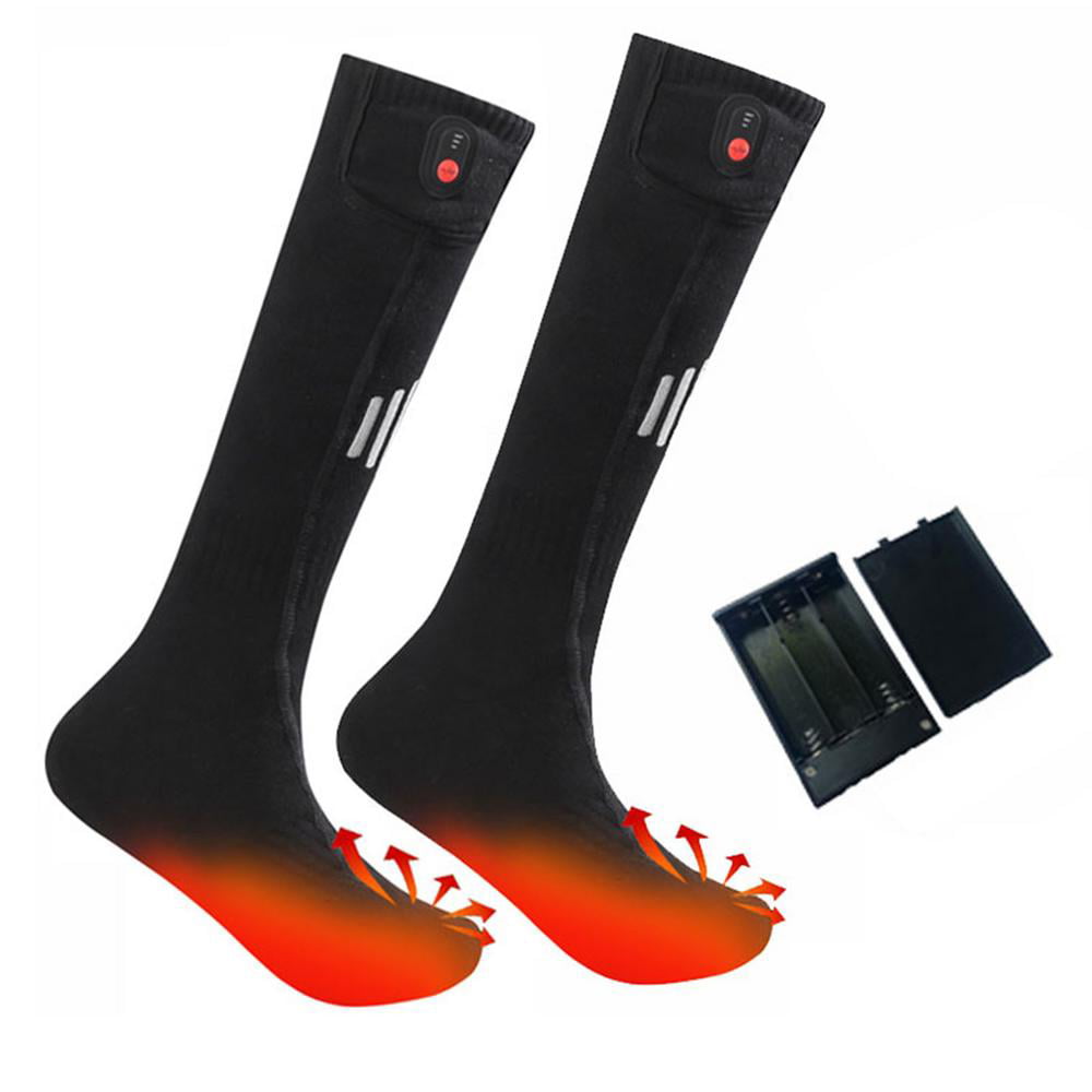 Details about   Electric Heating Socks Winter Indoor Rechargeable Warm Socks Outdoor Sports USA 