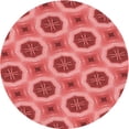 thumbnail image 1 of Ahgly Company Machine Washable Indoor Round Transitional Red Area Rugs, 6' Round, 1 of 7