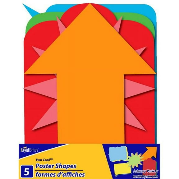 Royal Brites Poster Shapes Primary Variety (5 Shapes)