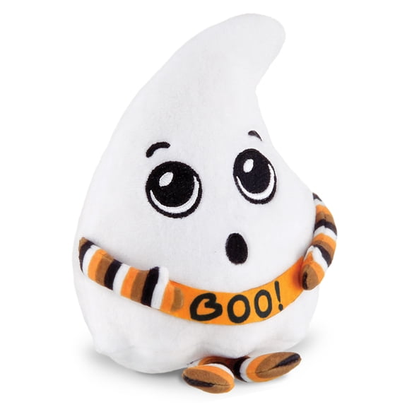Bearington Spirit Plush Stuffed Animal Halloween Boo Ghost, 7 inch