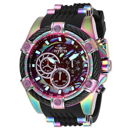 Rainbow Aura Quartz - Invicta Men's 28020 Bolt Quartz Chronograph Rainbow Dial Watch