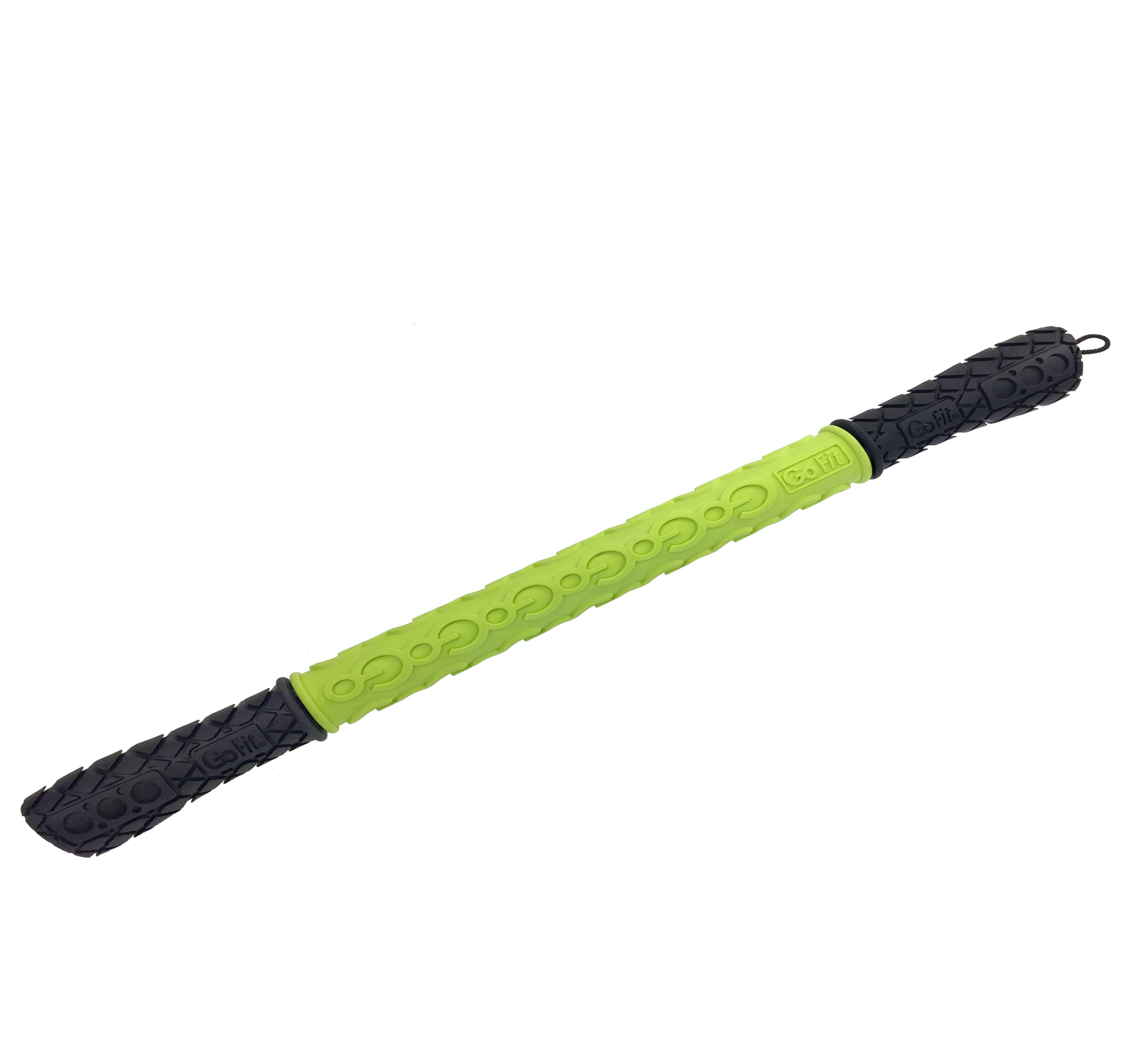 GoFit Recovery and Prevention Massage Bar 18 inch Portable Roller for lower back, neck, shoulder area, and legs