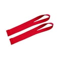thumbnail image 4 of 1 par de correas de levantamiento de pesas Muñecas para el gimnasio de algodón para ejercicio de Rojo, 4 of 8