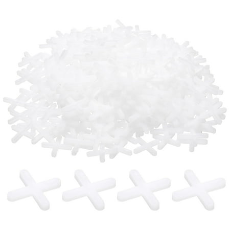 Uxcell 200pcs Tile Spacers 3mm Hard Plastic Cross Tiles Leveler Spacer Installation Ceramic Spacing Clips