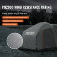 thumbnail image 5 of VEVOR SUV Camping Tent, 8'-8' SUV Tent Attachment for Camping with Rain Layer and Carry Bag, PU2000mm Double Layer Truck Tent, Accommodate 6-8 Person, Rear Tent for Van Hatch Tailgate, 5 of 7