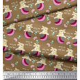 thumbnail image 2 of Soimoi Cotton Jersey Fabric Text,Ball & Bunny Kids Printed Fabric 1 Yard 58 Inch Wide, 2 of 2