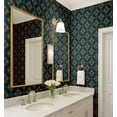 thumbnail image 3 of S4sassy Self Adhesive Wallpaper, Green Geometric Wallpaper, Bold Removable DIY Vinyl Tile Pattern Wall Covering, Peel and Stick Contact Paper for Entryway wall, Kitchen Backsplash-25"x240", 3 of 9