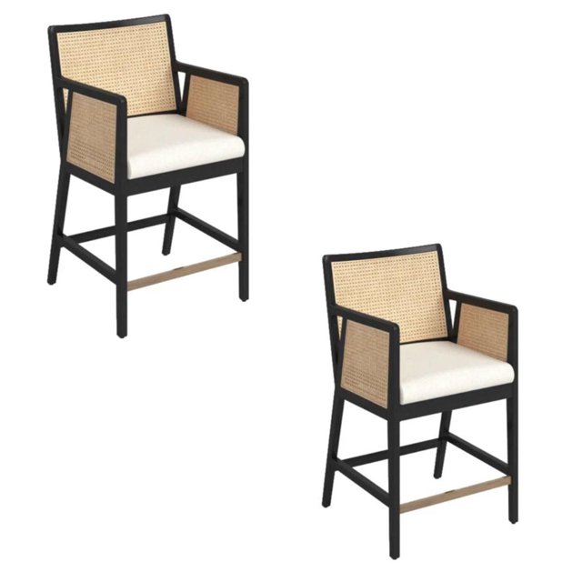 Take Me Home - Neville Cane Counter Stool SET OF 2