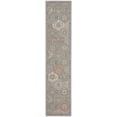 thumbnail image 2 of Nourison Parisa Boho Farmhouse Grey/Multi 2'3" x 10' Area Rug, Plush, Bedroom, Kitchen, Living Room, 2 of 7