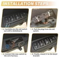 thumbnail image 7 of Unique Bargains 1Pc Front Left Driver Side Power Window Switch for Porsche Cayenne 19-22 No.971959858H Window Control Switch, 7 of 7