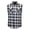 Dark Gray&11#0414X, variant on Fabrcox Plaid Sleeveless Flannel Shirt Men Collared Button Down Tank Top for Men Big and Tall Color Block Lightweight Outdoor Vest Shirts with Pockets Gray XL