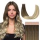 thumbnail image 2 of Typpkmm Cinta En Extensiones De Cabello Humano Liso Sin Costuras Invisible ExtensióN Adhesiva Natural Remy Rubio MarróN Negro 20 Uds., 2 of 7