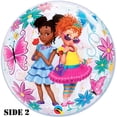 thumbnail image 2 of Fancy Nancy Bubbles Stretchy Plastic Balloon 22", 2 of 2