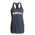thumbnail image 1 of Normal is Boring - Women's Racerback Tank Top, up to Women Size 2XL - Kansas, 1 of 2