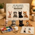 thumbnail image 2 of 3D Beaded Animal Kit For Adults Tiny 3D Beaded Animals 3D DIY Bead Kit Beading Embroidery Kits 4 Cute Designs Animal Themed Beadwork Kits For Beginners & Craft Enthusiasts With Instructions (#05), 2 of 6
