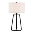 thumbnail image 3 of Henn&Hart 14" Blackened Bronze Metal/Fabric Table Lamp, 3 of 9