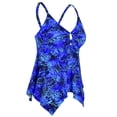 thumbnail image 2 of Firpearl Women's Tankini Swimsuits Modest Flowy Crossback Plus Size Bathing Suit Top, 2 of 5