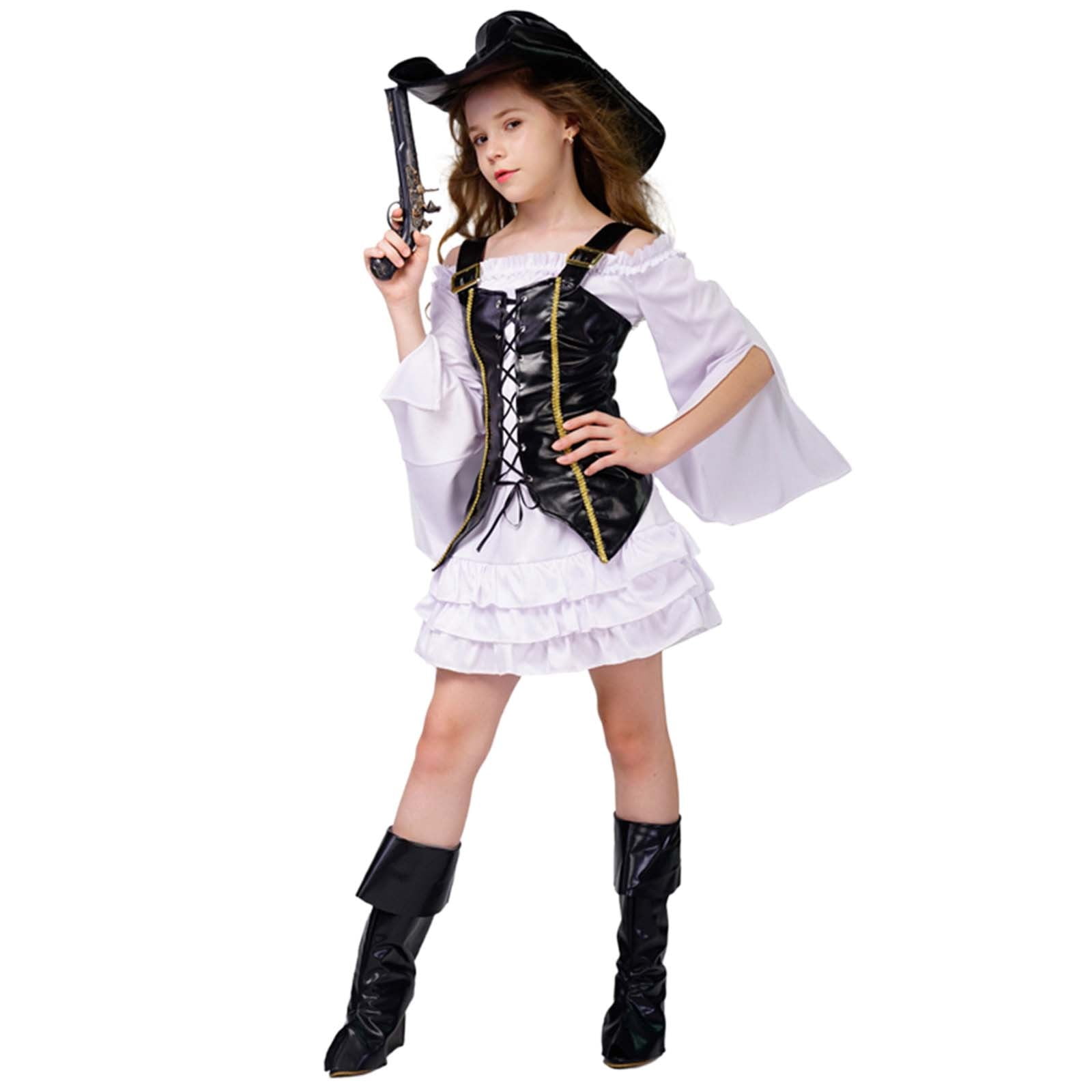 Huowey Toddler Kids For Girls Dress Up Outfits For Party Boho Dailywear, 7-9 Years