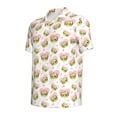 thumbnail image 3 of Daiia Avocado Lovers Pattern Men’s Polo Shirts,Solid Deck Shirt,Classic Fit, Breathable Cotton Polo for Casual and Sport Wear-Small, 3 of 9