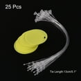 thumbnail image 3 of Unique Bargains Étiquettes Rondes en Plastique 1,17 Pouces Résistantes aux Déchirures et Imperméables avec Attache Jaune 25 Pcs, 3 of 5