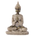 thumbnail image 1 of Escultura zen de Buda sentado en resina, 7,5 cm, con oración, 1 of 1