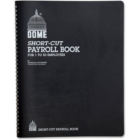 Dome 650 Payroll Record, Single Entry, 1-50 Employees, 11-1/4x8-3/4, Weekly, wirebound