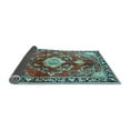 thumbnail image 2 of Ahgly Company Indoor Rectangle Persian Light Blue Traditional Area Rugs, 3' x 5', 2 of 4