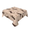 thumbnail image 2 of Wukai Leopard Print Waterproof Tablecloth for Kitchen Dining, Fits Square Tables for 2-4 Seats -54"x54", 2 of 7