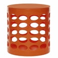 thumbnail image 3 of NuSteel TT-110TCV Otto Storage Stool - Round Plastic Storage Ottoman with Oval Perforated Pattern  Turquoise Blue, 3 of 7